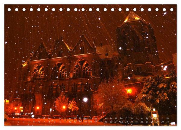 Produktbild: Marburg 2026 (Tischkalender 2026 DIN A5 quer), CALVENDO Monatskalender