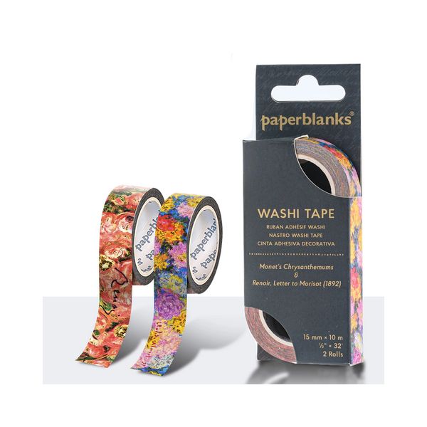 Produktbild: Washi Tape, Monets Chrysanthemen/Renoir, Brief an Morisot (1892)