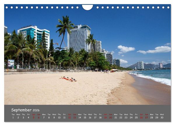 Produktbild: Vietnam`s most beautiful beaches (Wall Calendar 2026 DIN A4 landscape), CALVENDO 12 Month Wall Calendar