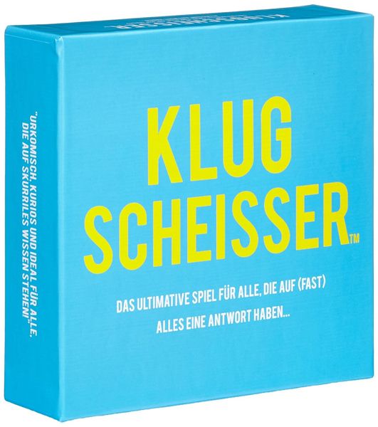 KLUGSCHEISSER - das ultimative Spiel für alle, die auf (fast) alles eine Antwort haben...