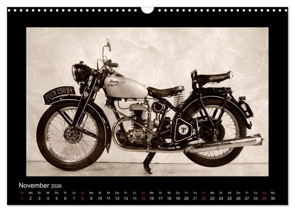 Produktbild: Motorrad Oldtimer aus &Ouml;sterreich (Wandkalender 2026 DIN A3 quer), CALVENDO Monatskalender