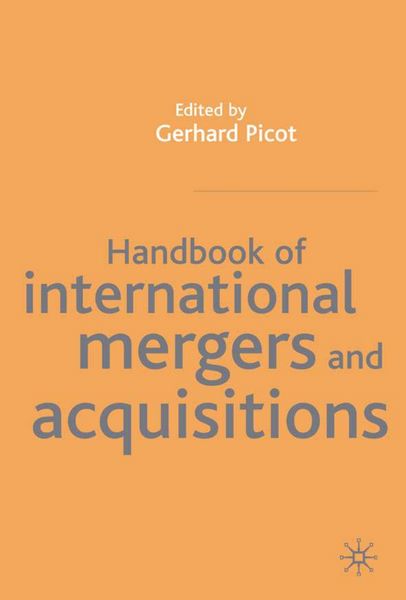 Produktbild: Handbook of International Mergers and Aquisitions