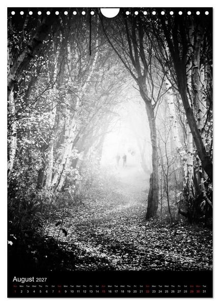 Produktbild: Journeys - Black & White (Wall Calendar 2027 DIN A4 portrait), CALVENDO 12 Month Wall Calendar