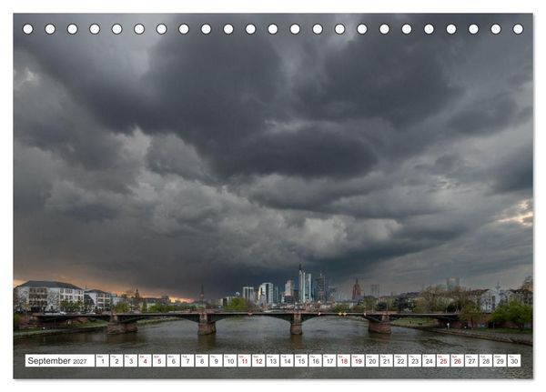 Produktbild: Frankfurt most beautiful places (Desk Calendar 2027 DIN A5 landscape), CALVENDO 12 Month DeskCalendar