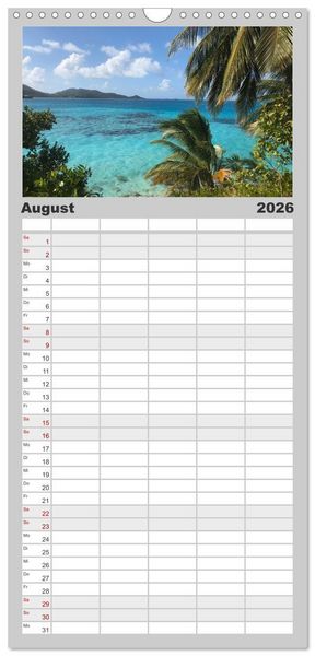 Produktbild: Familienplaner 2026 - Kolumbien - Eine unvergessliche Reise durch das bunte Land. mit 5 Spalten (Wandkalender, 21 x 45 cm) CALVENDO