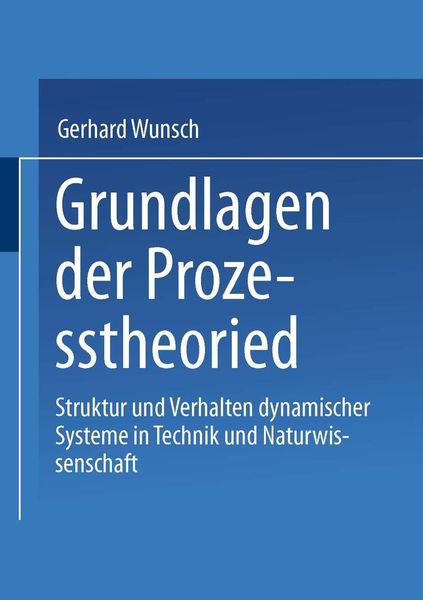 Produktbild: Grundlagen der Prozesstheorie