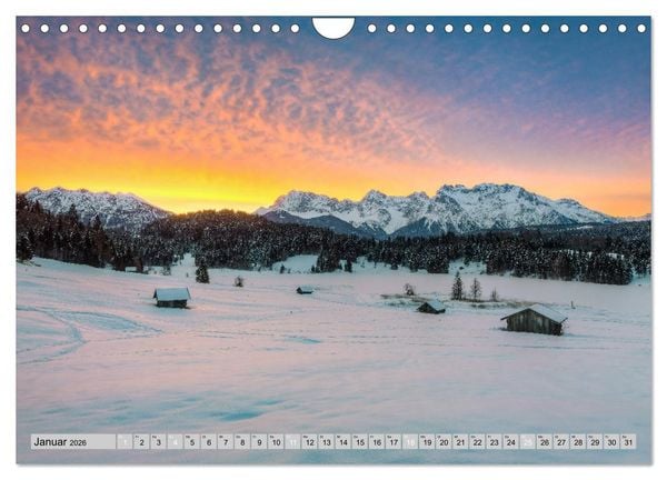 Produktbild: Wundersch&ouml;nes Bayern (Wandkalender 2026 DIN A4 quer), CALVENDO Monatskalender
