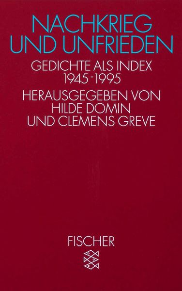 Produktbild: Nachkrieg und Unfrieden