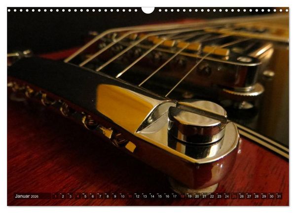 Produktbild: GITARREN Closeups (Wandkalender 2026 DIN A3 quer), CALVENDO Monatskalender