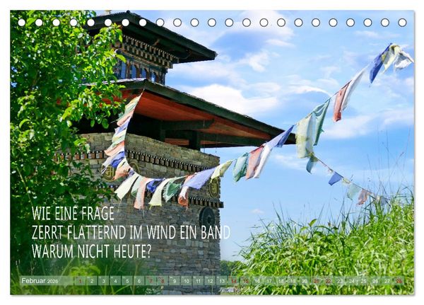 Produktbild: Haiku Poesie in Wort und Bild (Tischkalender 2026 DIN A5 quer), CALVENDO Monatskalender