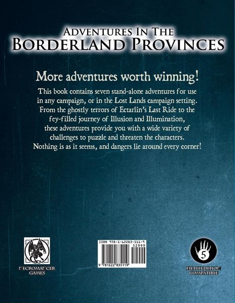 Produktbild: Adventures in the Borderland Provinces - 5th Edition