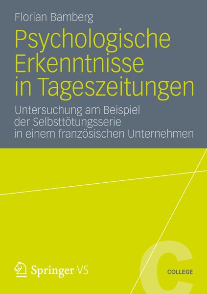 Produktbild: Psychologische Erkenntnisse in Tageszeitungen