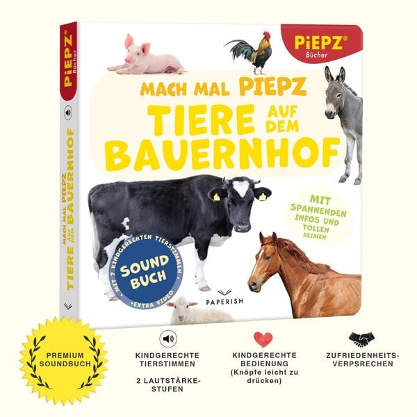 Produktbild: Mach mal PIEPZ&reg; - Tiere auf dem Bauernhof
