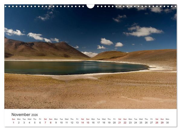 Produktbild: A quick trip to Argentina and Chile (Wall Calendar 2026 DIN A3 landscape), CALVENDO 12 Month Wall Calendar