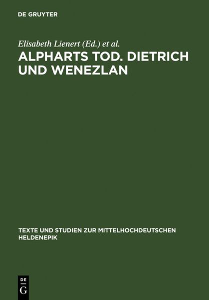 Produktbild: Alpharts Tod. Dietrich und Wenezlan