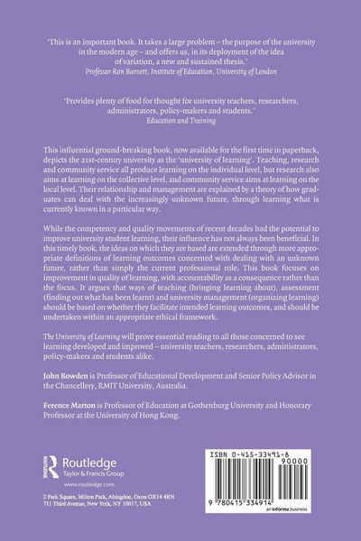 Produktbild: The University of Learning