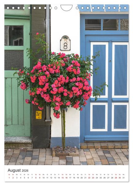 Produktbild: Husumer Ansichten, malerische Hafenstadt an der Nordsee (Wandkalender 2026 DIN A4 hoch), CALVENDO Monatskalender