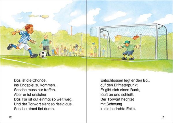 Produktbild: Lesel&ouml;wen - Das Original - 7-Minuten-Geschichten zum Lesenlernen - Fu&szlig;ball, Tore, Meistertr&auml;ume