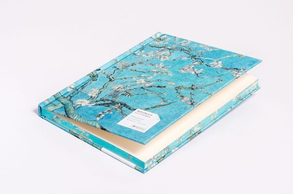 Produktbild: Notizbuch Echtleinen Van Gogh Bl&uuml;hende Mandelzweige