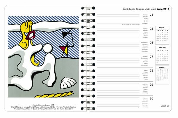 Produktbild: Roy Lichtenstein, Buchkalender 2013