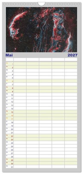 Produktbild: Familienplaner 2027 - Deepsky 2027 mit 5 Spalten (Wandkalender, 21 x 45 cm) CALVENDO