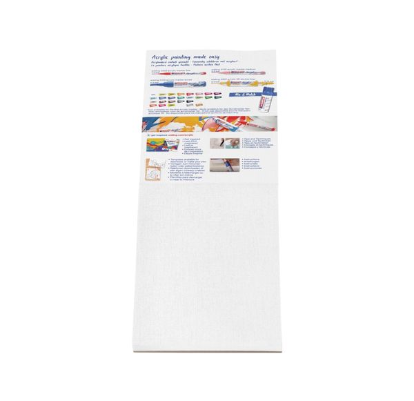 Edding 30010 Acryl-Postkartenblock A6 20 Blatt weiß