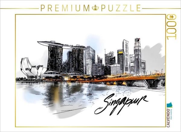 CALVENDO Puzzle Singapur | 1000 Teile Lege-Größe 64x48cm Foto-Puzzle für glückliche Stunden, Sonstige von , Calvendo Puzzle, 4066851866048