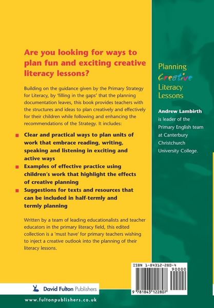 Produktbild: Planning Creative Literacy Lessons