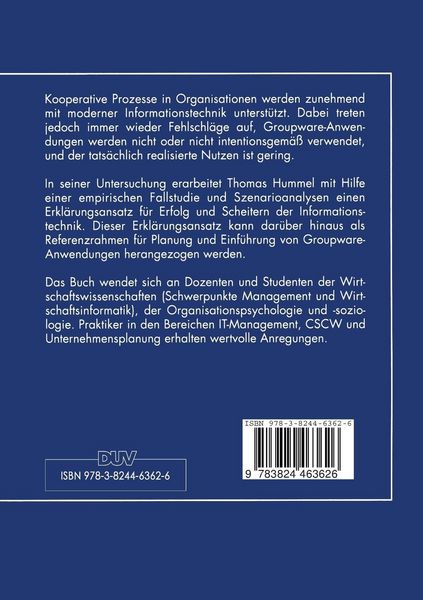 Produktbild: Chancen und Grenzen der Computerunterst&uuml;tzung kooperativen Arbeitens