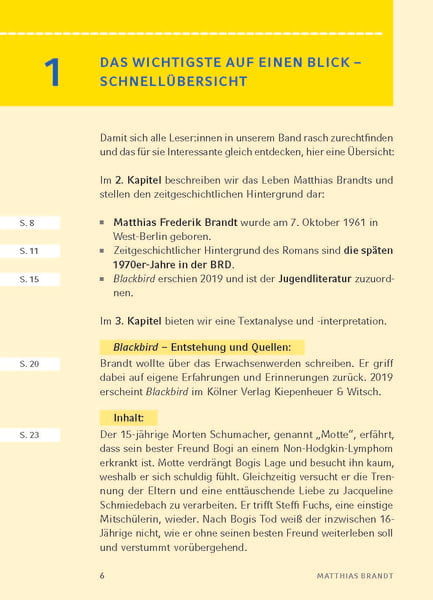 Brandt, M: Blackbird - Textanalyse und Interpretation