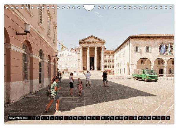 Produktbild: Pula Street (Wandkalender 2026 DIN A4 quer), CALVENDO Monatskalender
