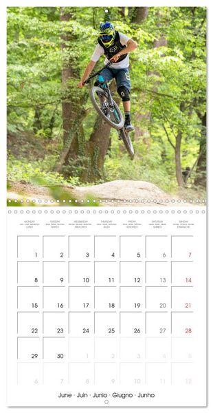 Produktbild: Mountain biking: Up hill and down dale (Wall Calendar 2026 12 &times; 12 Inch) CALVENDO 12 Month Wall Calendar