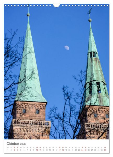 Produktbild: N&uuml;rnberg (Wandkalender 2026 DIN A3 hoch), CALVENDO Monatskalender