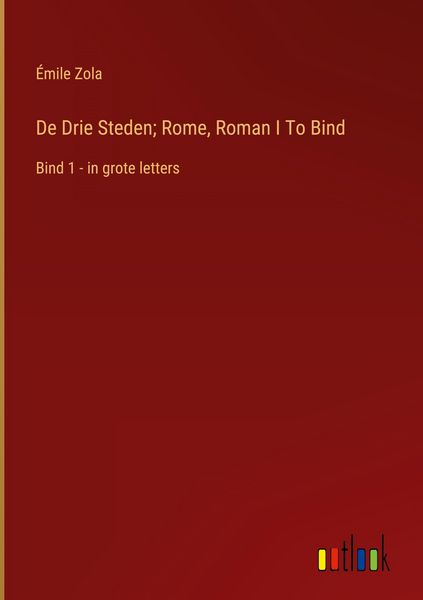 Produktbild: De Drie Steden; Rome, Roman I To Bind