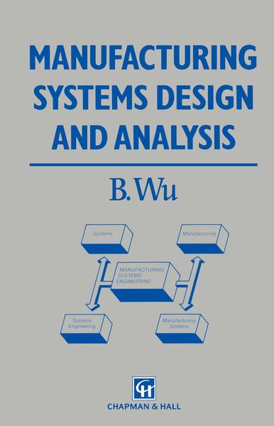 Produktbild: Manufacturing Systems Design and Analysis