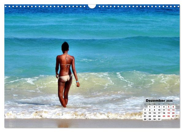 Produktbild: Tr&auml;ume in T&uuml;rkis - Bilder aus Kuba (Wandkalender 2026 DIN A3 quer), CALVENDO Monatskalender