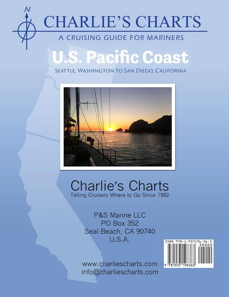 Produktbild: Charlie's Charts: U.S. Pacific Coast