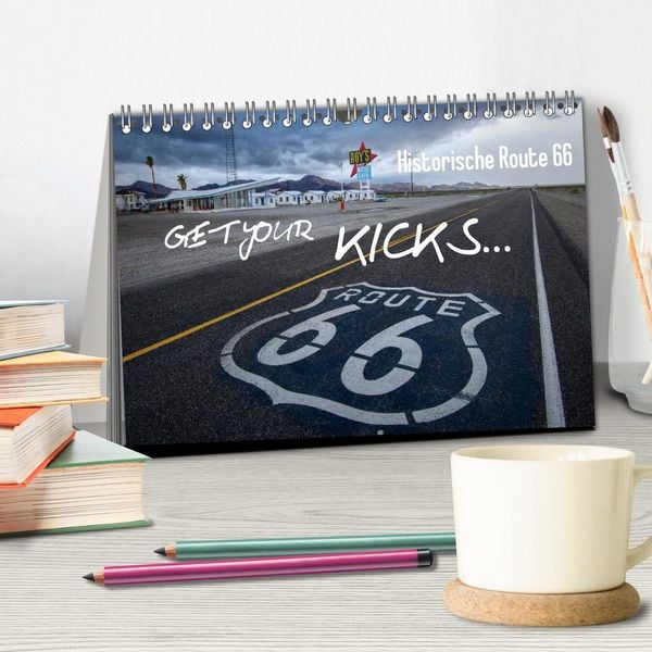 Produktbild: Route 66 (Tischkalender 2026 DIN A5 quer), CALVENDO Monatskalender