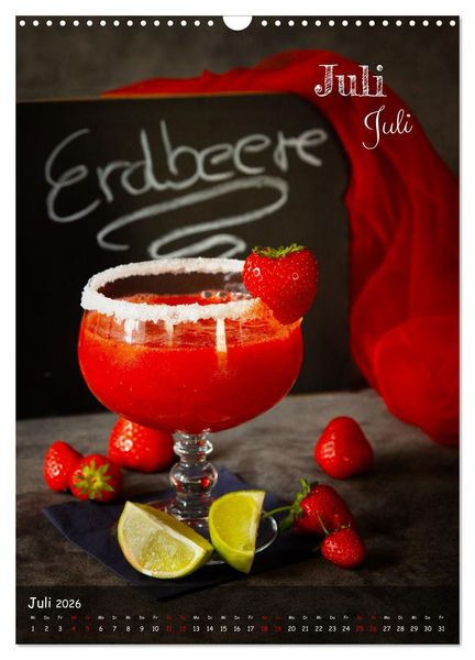 Produktbild: Mix it up - Cocktails (Wandkalender 2026 DIN A3 hoch), CALVENDO Monatskalender