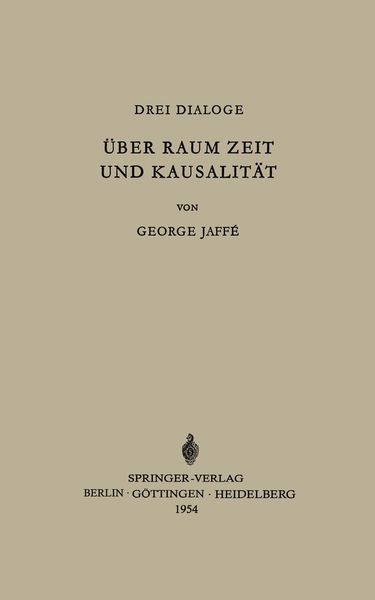 Produktbild: &Uuml;ber Raum, Zeit und Kausalit&auml;t