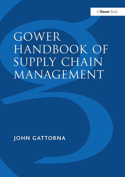 Produktbild: Gower Handbook of Supply Chain Management