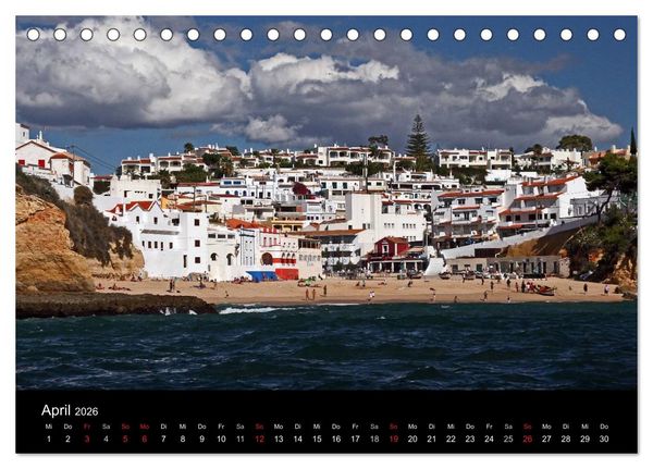 Produktbild: Zauber der Algarve (Tischkalender 2026 DIN A5 quer), CALVENDO Monatskalender