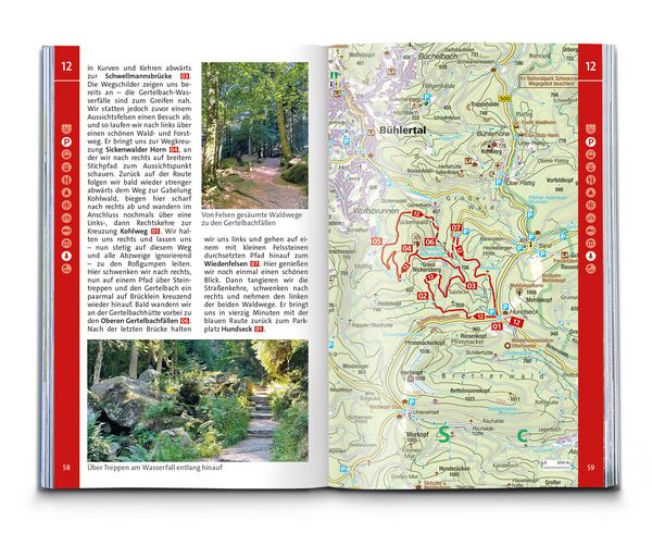 Produktbild: KOMPASS Wanderf&uuml;hrer Schwarzwald Mitte-Nord, 50 Touren