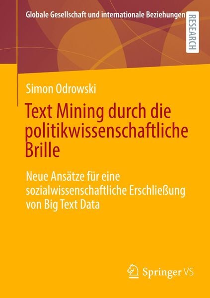 Produktbild: Text Mining durch die politikwissenschaftliche Brille