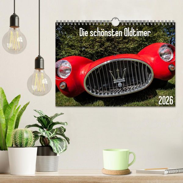 Produktbild: Die sch&ouml;nsten Oldtimer 2026 (Wandkalender 2026 DIN A4 quer), CALVENDO Monatskalender