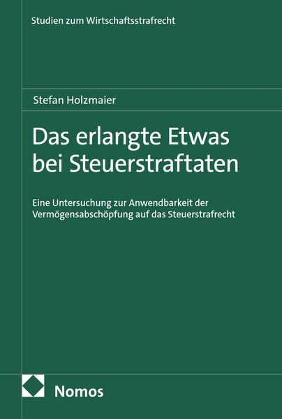Produktbild: Das erlangte Etwas bei Steuerstraftaten