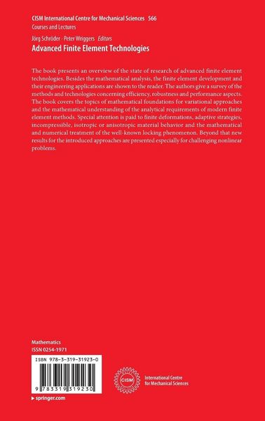 Produktbild: Advanced Finite Element Technologies
