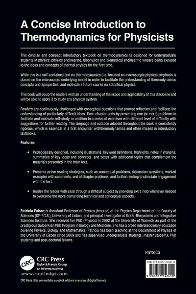 Produktbild: A Concise Introduction to Thermodynamics for Physicists