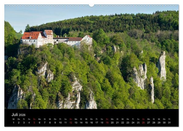 Produktbild: Das Donautal - Wanderparadies auf der Schw&auml;bischen Alb (hochwertiger Premium Wandkalender 2026 DIN A2 quer), Kunstdruck in Hochglanz