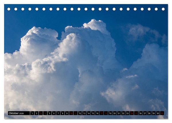 Produktbild: Faszination Wolken (Tischkalender 2026 DIN A5 quer), CALVENDO Monatskalender